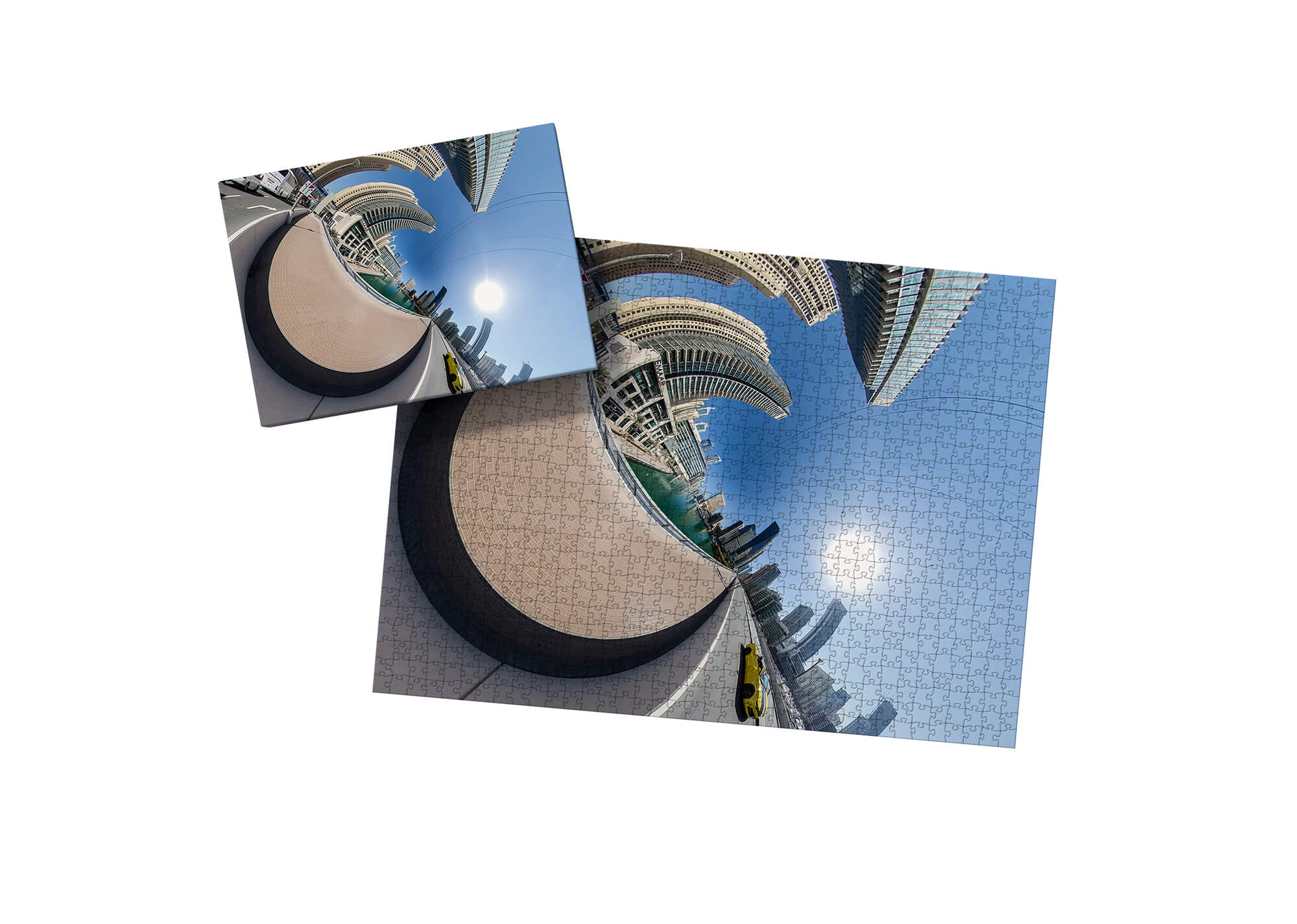 puzzle z 360 fotky - Dubaj
