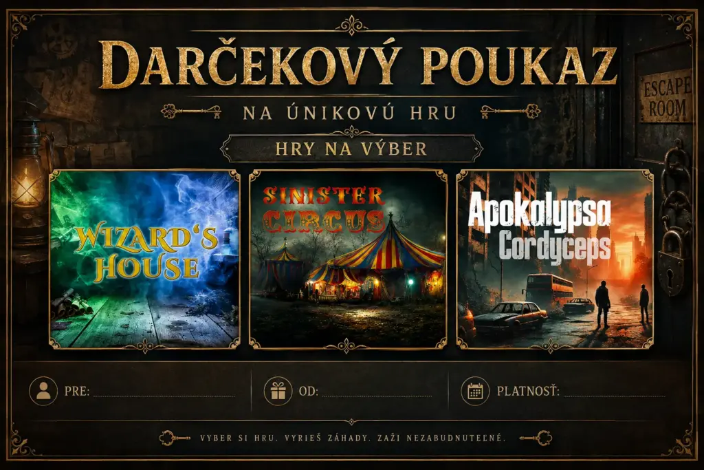voucher na escape room žilina